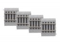 Straight Code 83 Roadbed Track - MagneLock -- 1-1/2′ 3.8cm pkg(4), HO, Lionel 8768024