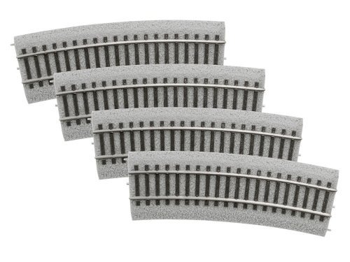 20′ Radius Half-Curve Track - MagneLock -- pkg(4), HO, Lionel 8768064