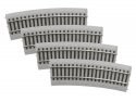 20′ Radius Half-Curve Track - MagneLock -- pkg(4), HO, Lionel 8768064