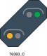 Color Light Distant Signal, HO, Marklin, Inc 76480