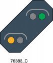 Color Light Distant Signal, HO, Marklin, Inc 76480