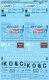 Railroad Decal Set -- Reefers: Lamb Weston REMX, Thermice TICX, CB&Q RBBX, Kansas Okla, N, Microscale Industries Inc 601507