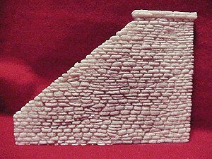 Tunnel Abutments pkg(2) -- Random Stone, HO, Pre-Size Model Specialities 108