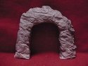 Tunnel Portal - Single Track -- Blasted Rock Rough Round, HO, Pre-Size Model Specialities 118
