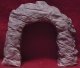 Tunnel Portal - Single Track -- Blasted Rock Rough Round, HO, Pre-Size Model Specialities 118