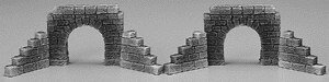 Culverts -- Cut Stone, 8′ Arch, HO, Pre-Size Model Specialities 123