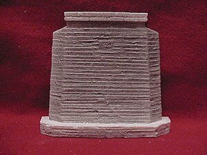 Single Deck Bridge Abutment -- 30′ Old Concrete, HO, Pre-Size Model Specialities 144