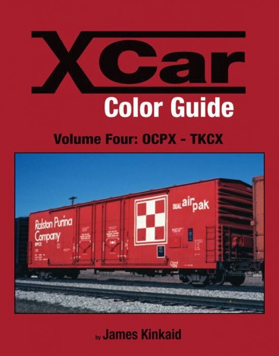 X Car Color Guide -- Volume 4: OCPX-TKCX, All Scales, Morning Sun Books Inc 1588