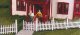 Ornate Picket Fence - Kit -- 170` Scale, 23-1/2` 59.7cm, HO, Monroe Models 2308