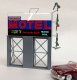 Motel Animated Neon Billboard - Light Works USA -- Large for HO & O Scales 5 x 6′ 12., All Scales, Micro Structures 881651