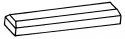 Concrete Parking Barriers pkg(12), HO, Pikestuff 1016