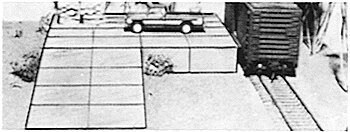 Loading Docks & Ramp -- Kit - Scale 10 x 40′ 3 x 12.2m, HO, Pikestuff 17