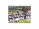 Cable Laying Party -- 3 Workers, Cable Spool, Wheelbarrow, HO, Peco 5078