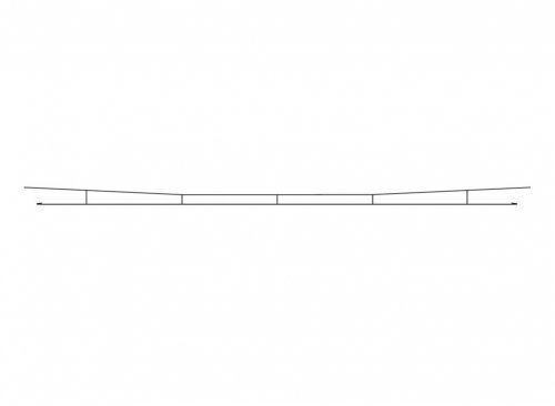Catenary System Contact Wire -- 19-11/16′ 50cm pkg(5), HO, Peco LC154