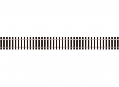 Code 75 Wooden Tie Flex Track - Streamline -- 36′ 91.4cm Section, HO, Peco SL100F