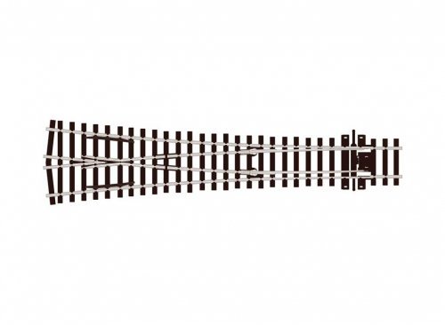 Code 75 Streamline Wye Turnout -- Large Radius, Electrofrog, HO, Peco SLE198