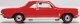 1963-1970 Chevrolet Corvair Coupe - Assembled -- Riverside Red, HO, Oxford Diecast 87CH63002