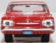 1963-1970 Chevrolet Corvair Coupe - Assembled -- Riverside Red, HO, Oxford Diecast 87CH63002