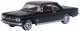 1963 Chevrolet Corvair Coupe - Assembled -- Tuxedo Black, HO, Oxford Diecast 87CH63004