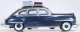 1946-1948 Desoto Suburban Sedan - Assembled -- Butterfly Blue, Crystal Gray, HO, Oxford Diecast 87DS46004