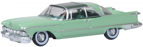 1959 Imperial Crown 2-Door Hardtop - Assembled -- Highland Green, Ballad Green Imperial, HO, Oxford Diecast 87IC59002