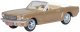 1965 Ford Mustang Convertible - Assembled -- Top Down (Prairie Bronze), HO, Oxford Diecast 87MU65007
