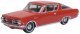 1965 Plymouth Barracuda - Assembled -- Medium Red, HO, Oxford Diecast 87PB65002