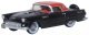 1956 Ford Thunderbird - Assembled -- Raven Black, Fiesta Red, HO, Oxford Diecast 87TH56008