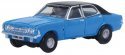 1970 Ford Cortina Mark III - Assembled -- Electric Monza Blue, Black, N, Oxford Diecast NCOR3005
