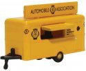 Concession Trailer - Assembled -- Automobile Association (yellow), N, Oxford Diecast NTRAIL010