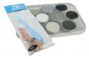 7-Color Modeler′s Weathering Kit -- Grays, Grime & Soot, All Scales, Pan Pastel 30702