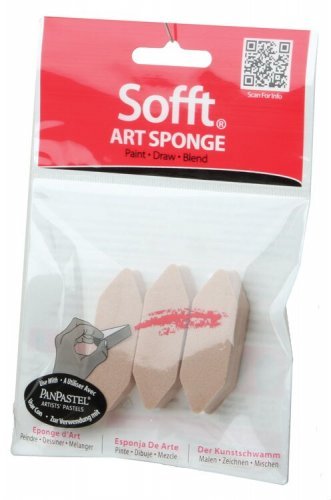 Panpastel Sofft Sponge Bar -- Point pkg(3), All Scales, Pan Pastel 61024
