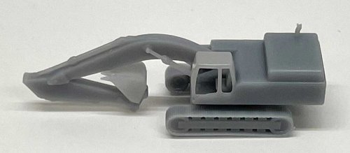 Excavator/Backhoe - 3-D Printed Kit -- Undecorated, N, Phoenix Precision Models 30015