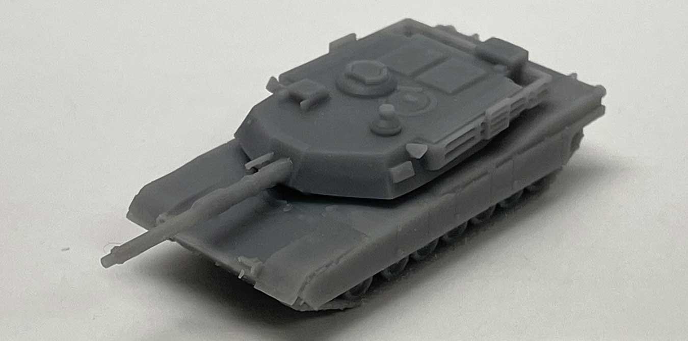 M1A2 Abrams (Modern Tank) - 3-D Printed Kit, N, Phoenix Precision Models 30065