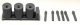 Electrical Transformer Load 1 - Resin Kit -- 3 Transformers and 6 Insulators, N, Phoenix Precision Models 30580