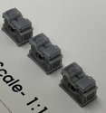 Jeeps Stacked for Transport -- Unpainted 3-D Print pkg(3), N, Phoenix Precision Models 30633