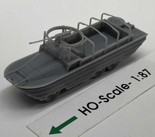 GMC DUKW 353 Amphibious Vehicle `Duck` - Kit -- Unpainted Cast Resin, HO, Phoenix Precision Models 31110