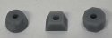 Bases for Gas Station Sign - 3D Printed Parts -- 1 Set of 3 Styles (unpainted), HO, Phoenix Precision Models 31670