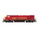 GE ES44AC GEVO - Standard DC - Stealth -- Iowa Interstate 516 (Rock Island Heritage 30th Anniversary, red, yellow), N, Broadway 