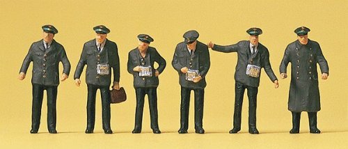 Working People -- Tram Staff, HO, Preiser Kg 10490