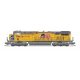 GE ES44AC GEVO - Standard DC - Stealth -- Union Pacific 7964 (5000th GEVO, Armour Yellow, gray, Large US Flag), N, Broadway Limi