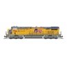 GE ES44AC GEVO - Standard DC - Stealth -- Union Pacific 7964 (5000th GEVO, Armour Yellow, gray, Large US Flag), N, Broadway Limi