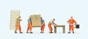 Working People -- Furniture Movers pkg(5), HO, Preiser Kg 10714