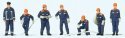 Youth Fire Brigade pkg(7), HO, Preiser Kg 10719