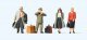 Passengers at the Train Station -- pkg(4), O, Preiser Kg 65373