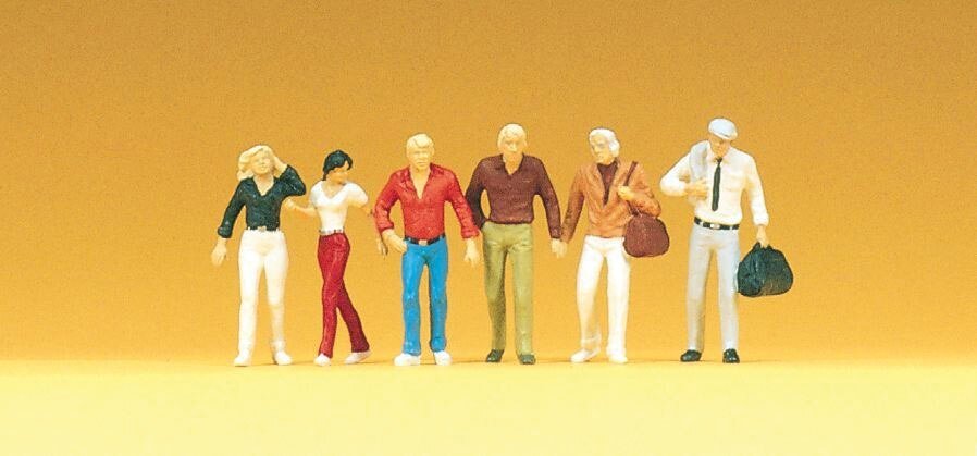 People Walking, 1/100, Preiser Kg 74001