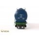 Tank car - wagon - for viscous petroleum products with UNI-TEMP system of a warming up of cargoes - HO - Onega 15-1443-1001