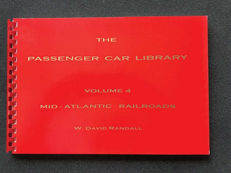 The Passenger Car Library -- Volume 4: Mid-Atlantic Railroads (PRR, Reading, C&O, B&O, N&W, All Scales, RPC PUBLICATIONS B4