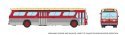 1959-1986 GM New Look/Fishbowl Bus - Deluxe Lighted - Assembled -- Toronto Transit Commission, HO, Rapido Trains Inc 751097