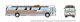 Mid-1960s - 1980s Suburban New Look Bus - Lighted - Assembled -- SEMTA Detroit Area 1521 (sil, HO, Rapido Trains Inc 753131